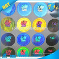 Custom novelty private label supply free cartoon sticker with holographic effect